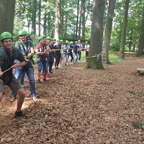 Azubitraining Hochseilgarten Bredbeck